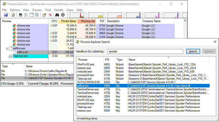 Find out which process is locking a file