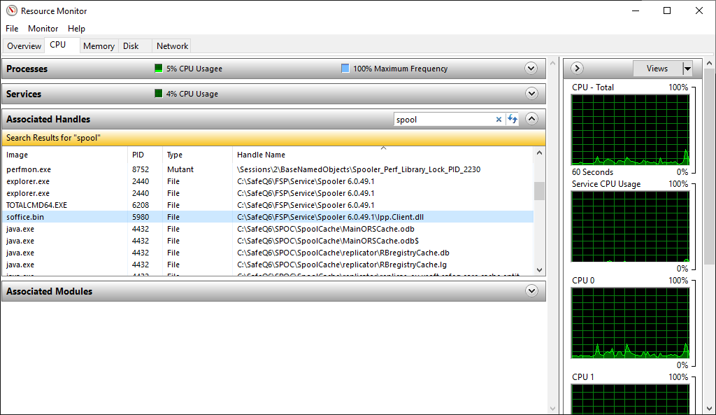 Find out which process is locking a file