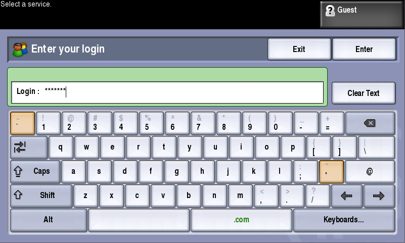 xerox assignment - login.PNG