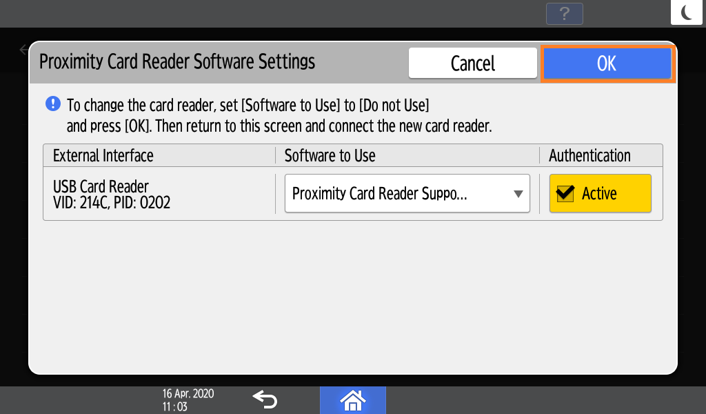 confirm with OK and restart the MFD_marked.png