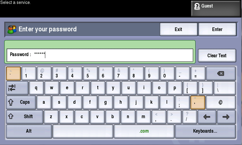 xerox assignment - password.PNG